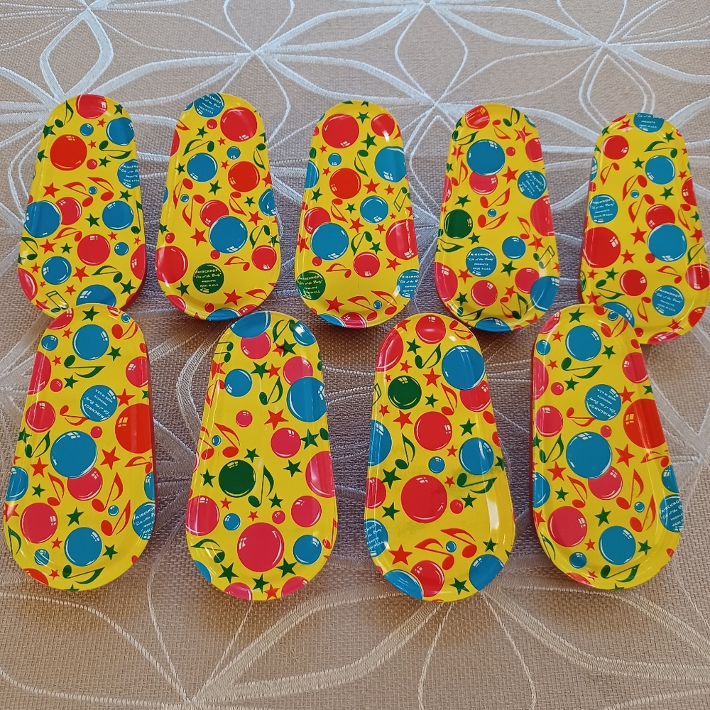 9 Vintage Tin Noisemakers!